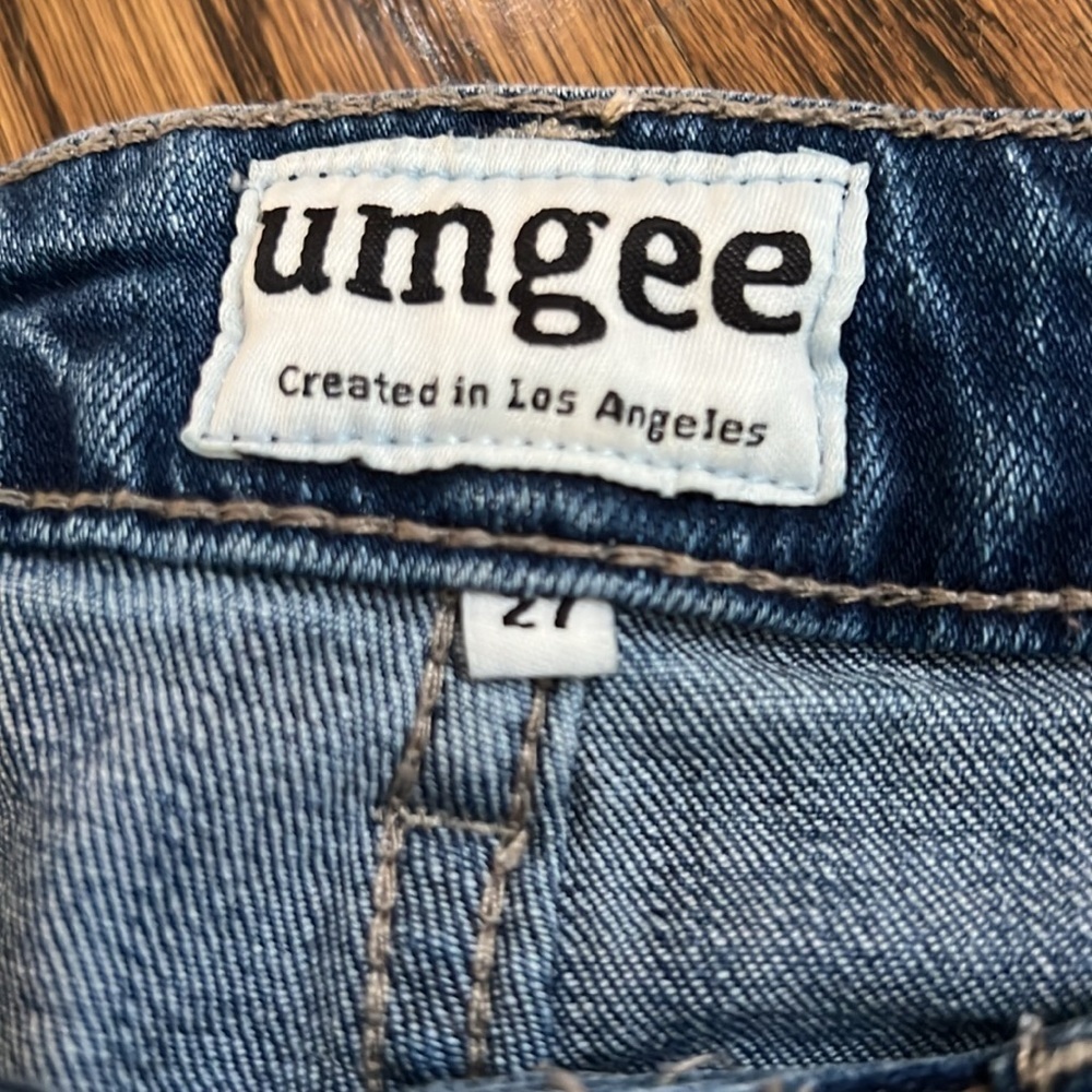 umgee raw hem jean - Picture 2 of 9